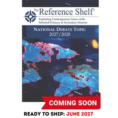 The Reference Shelf: U.S. National Debate Topic 2027–2028