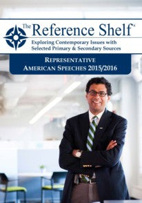 Reference Shelf: Representative American Speeches, 2015-2016